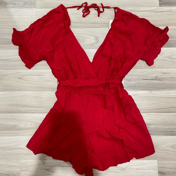 Red Romper - Picture 2 of 3